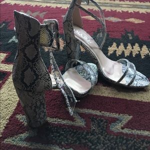 SOLD Snake Print Heels
